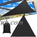 3/5M Triangle Sun Shade Sail Canopy UV Block Triangle Shade for Outdoor Activities   